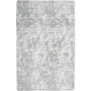 Shaggy Gulvtæppe Navarra Høje Luv Polyester Lysegrå - Rektangulær / 130 x 200 cm