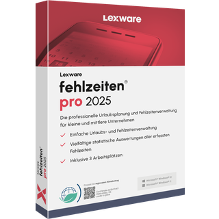 Lexware fehlzeiten pro 2025 Download Jahresversion (365-Tage) Administration af orlov 1 År