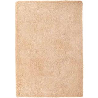 shaggy gulvtæppe NAVARRA 160x230 cm høje luv polyester beige