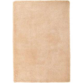 shaggy gulvtæppe NAVARRA 120x170 cm høje luv polyester beige