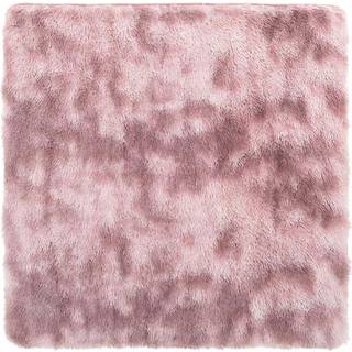 Shaggy Gulvtæppe Navarra Høje Luv Støvet Rosa Dusty Pink - Firkantet / 120 x 120 cm