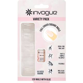 Invogue Full Cover Square Nails 120 pcs