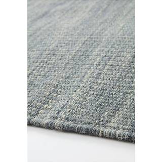 COMO uldgulvtæppe - Blå