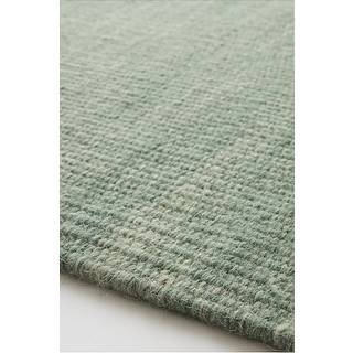 COMO uldgulvtæppe - Grøn