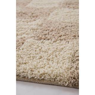 MELA bomuldsgulvtæppe - Beige