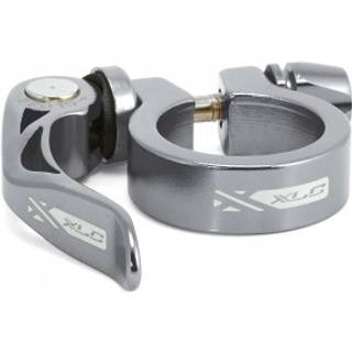 XLC sadelklampe titanium-farvet med Quick Release - Størrelse 34,9 mm