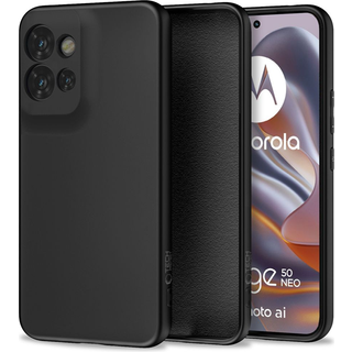Motorola Edge 50 Neo Tech-Protect Icon Silikone Cover - Sort