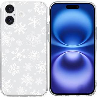 iPhone 16 - EIDERWOOD Jule Cover Fleksibelt Plastik - Snefnug