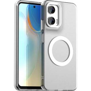 EIDERWOOD Motorola Moto G35 5G Hybrid Plast Mobil Cover - MagSafe Kompatibel - Gennemsigtig / Hvid