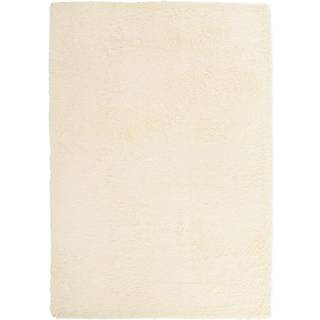 Shaggy Gulvtæppe Navarra Høje Luv Farvet Creme - Rektangulær / 240 x 340 cm