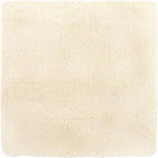shaggy gulvtæppe NAVARRA 200x200 cm høje luv cremefarvet