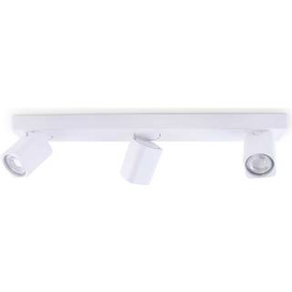 Ideal Lux loftspot Rudy Square, hvid, 3 lyskilder, metal
