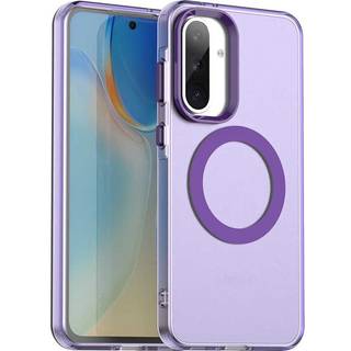 EIDERWOOD Samsung Galaxy A36 (5G) Hybrid Plast Cover - MagSafe Kompatibel - Gennemsigtig / Lilla