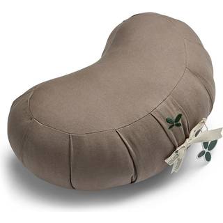 Cocoon meditationspude-Halvmåne- kapok Zafu-Cool Gray