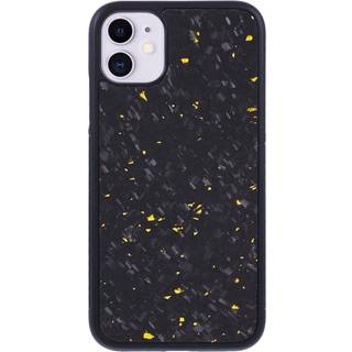 EIDERWOOD Cover til iPhone 11 - Aramid Fiber Bagside og Blød Plast - Guld