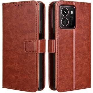 EIDERWOOD HMD Skyline Flip Cover i kunstlæder m. Kortholder & Ståfunktion - Brun