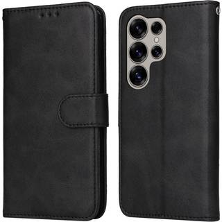 Samsung Galaxy S25 Ultra - EIDERWOOD Vegansk Læder Flip Cover - Sort