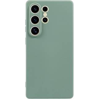 EIDERWOOD Samsung Galaxy S25 Ultra Foret Fleksibelt Plast Bagside Cover - Lysegrøn