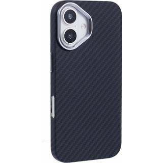 iPhone 16 - EIDERWOOD Mønstret Carbon Cover - MagSafe Kompatibel - Black