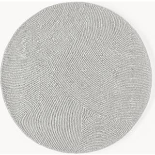 Rund uldtæppe Eleni, håndtuftet