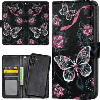 Samsung Galaxy A35 5G - Mobilcover/Etui Cover Sommerfugle