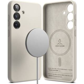 Ringke Silicone Magnetic Case Samsung Galaxy S25 Stone