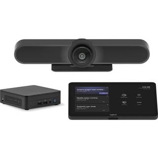 Logitech Small Microsoft Teams Rooms with Tap + MeetUp + ASUS NUC