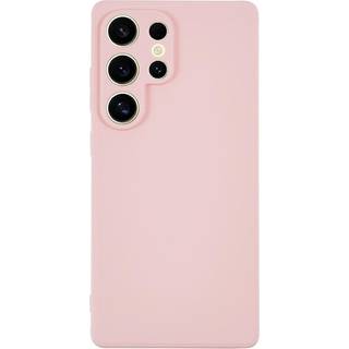 EIDERWOOD Samsung Galaxy S25 Ultra Fleksibelt Plast Cover med Stødbeskyttelse - Lyserød