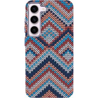 Samsung Galaxy S23 - EIDERWOOD Mønstret Carbon Cover - MagSafe Kompatibel - Retro Pattern