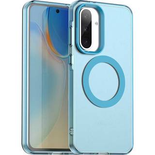 EIDERWOOD Samsung Galaxy A36 (5G) Hybrid Plast Mobil Cover - MagSafe Kompatibel - Gennemsigtig / Blå