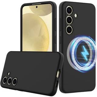 Samsung Galaxy S24 Liquid Silikone Cover - MagSafe Kompatibel - Sort