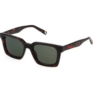 Fila Mand SFI897 4BLV Solbriller Acetat Havana Grøn Firkantet Normal