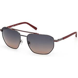 Timberland Mand TB00038 06D Solbriller Metal Grå Røg Firkantet Polariseret