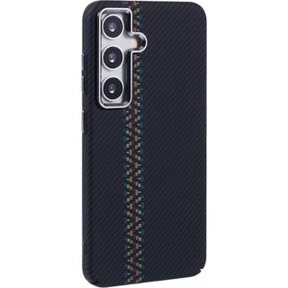 EIDERWOOD Mønstret Carbon Cover - Samsung Galaxy S24 - MagSafe Kompatibel - Dark ZigZag Pattern