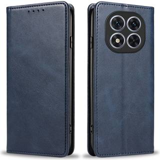 EIDERWOOD Xiaomi Redmi Note 14 Pro 5G Cover i kunstlæder m.  Magnetisk Luk & Kortholder - Blå