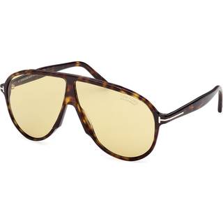 TOM FORD Mand FT1211 VLADIMIR 52E Solbriller Acetat Havana Giallo Pilot Fotokromatisk