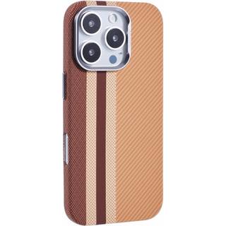 iPhone 16 Pro - EIDERWOOD Mønstret Carbon Cover - MagSafe Kompatibel - Light Stripes