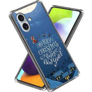 Fleksibelt Plast Julecover til iPhone 16 - Merry Christmas & Happy New Year