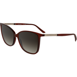 Calvin Klein Kvinde CK25504S 605 Solbriller Bio-injekt Bordeaux Sommerfugl Normal
