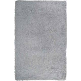 Shaggy Gulvtæppe Navarra Høje Luv Polyester Sølvgrå - Rektangulær / 130 x 200 cm