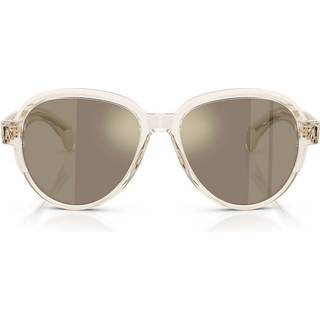 Moncler ME6005 SWANSPAN 30035A 57 Solbriller Mænd Gul - Transparent Butter Yellow - 57mm