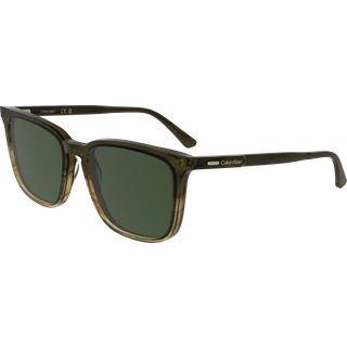 Calvin Klein Mand CK25507S 317 Solbriller Acetat Grøn Firkantet Normal