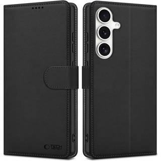 Samsung Galaxy S25 Tech-Protect Pungetui med Magnet og Stativ - Sort