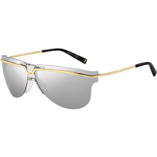 Givenchy Unisex GV 7169/S 83I/T4 Solbriller Metal Guld Grå Oversize Normal Spejl