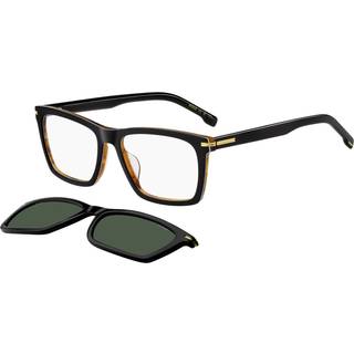 Hugo Boss Mand BOSS 1726/G/CS 05K/UC Solbriller Acetat Sort Grøn Firkantet Polariseret