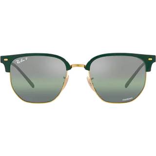 Ray - Ban Unisex RB4416 NEW CLUBMASTER 6655G4 Solbriller Acetat Grøn Grøn Geometrisk Polariseret