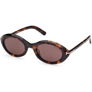 TOM FORD Kvinde FT1186 CARMEN 52E Solbriller Acetat Rund Normal