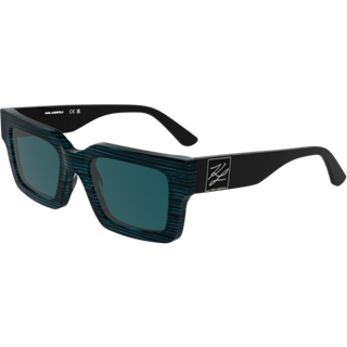 Karl Lagerfeld Unisex KL6182S 422 Solbriller Acetat Blå Firkantet Normal