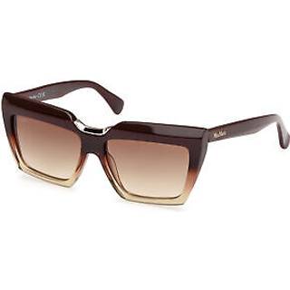Max Mara Kvinde MM0137 SPARK-7 50F Solbriller Acetat Brun Brun Firkantet Normal