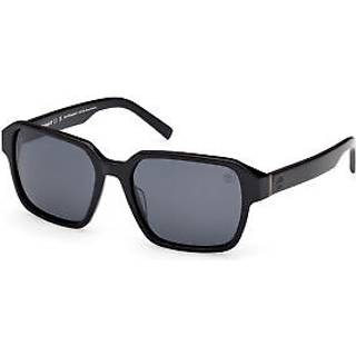 Timberland Mand TB00043 01D Solbriller Acetat Sort Røg Firkantet Polariseret